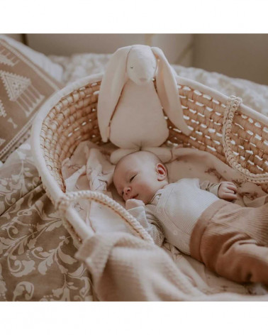 Couffin bébé en fibres naturelles