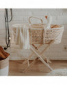 Couffin bébé en fibres naturelles
