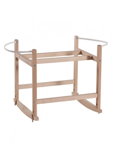 Support couffin à bascules - bois naturel