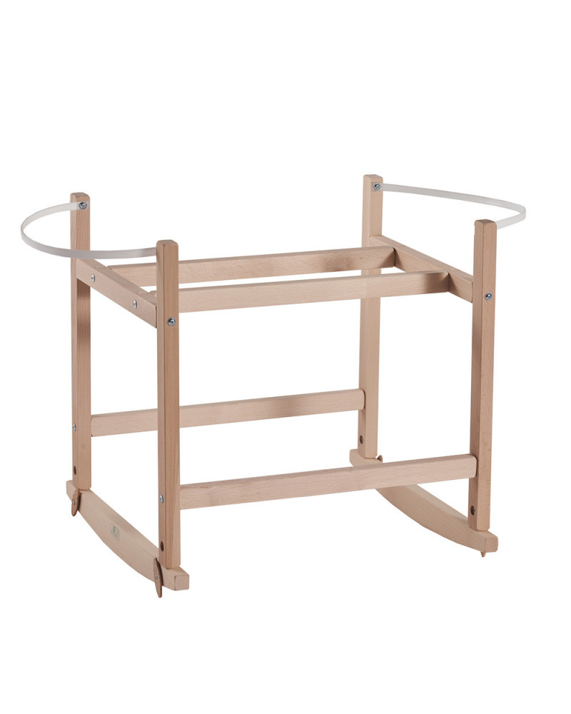 Support couffin à bascules - bois naturel