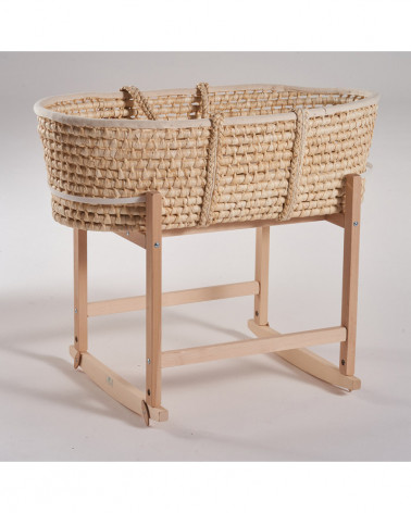 Support couffin à bascules - bois naturel