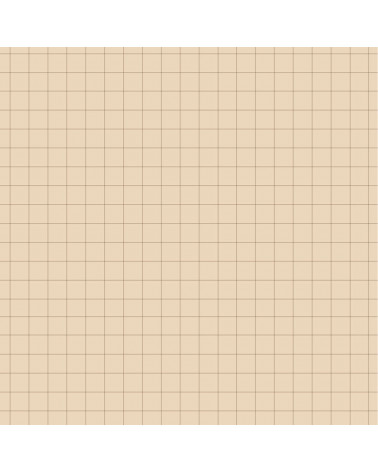échantillon Papier peint carreaux ivoire