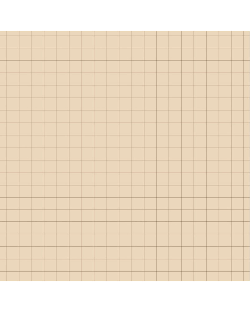 échantillon Papier peint carreaux ivoire