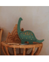 Lampe veilleuse en bois mini - dino military green