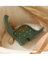 Lampe veilleuse en bois mini - dino military green