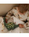 Lampe veilleuse en bois mini - dino military green