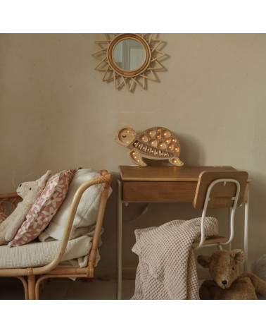 Lampe veilleuse en bois tortue - Sand