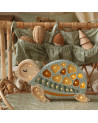 Lampe veilleuse en bois tortue -  galapagos sauge