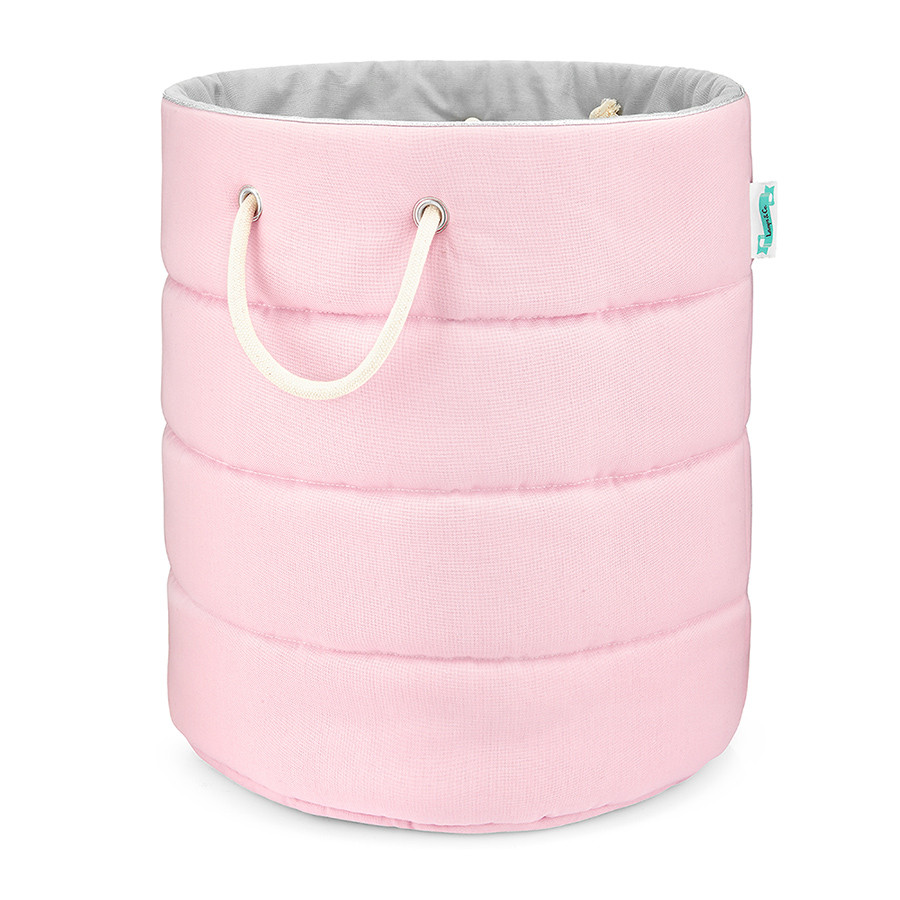 panier à jouets classique rose