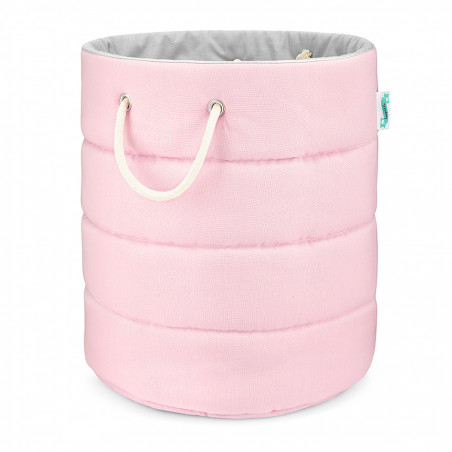 panier à jouets classique rose