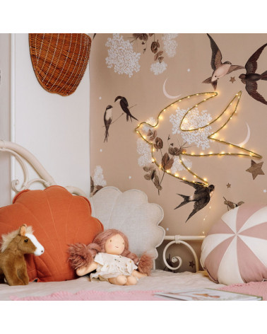 Papier peint hirondelles