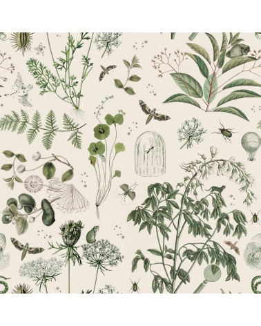 Echantillon papier peint jardin botanique