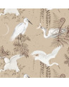 échantillon papier peint hérons