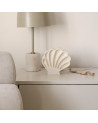 Lampe veilleuse en bois coquillage mini - pearl white little lights