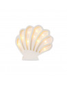 Lampe veilleuse en bois coquillage mini - pearl white