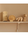 Lampe veilleuse en bois coquillage mini - bois naturel little lights
