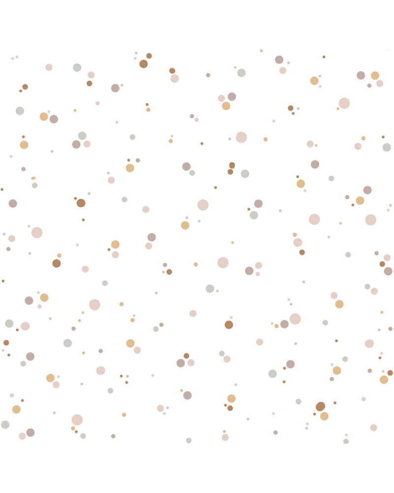 Papier peint enfant mini mini dots rose poudré cannelle
