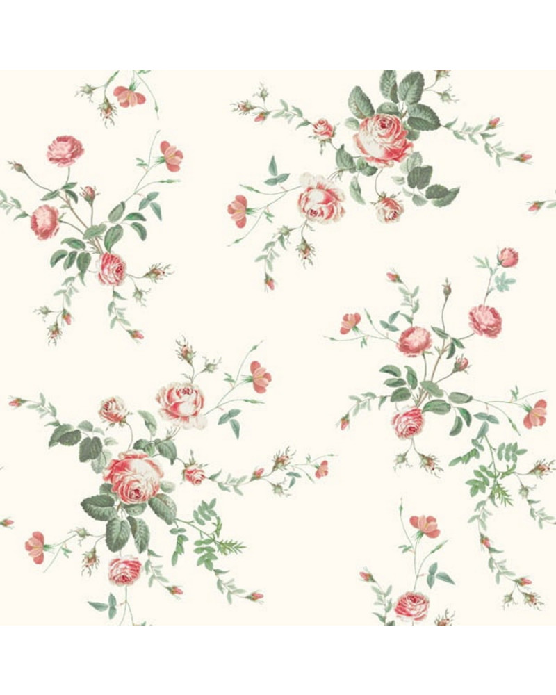 Papier peint enfant petites roses