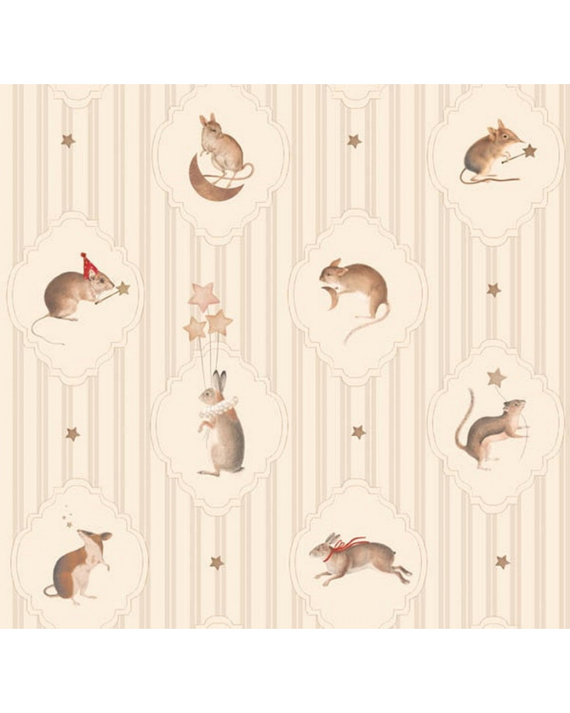 Papier peint enfant souris magiques