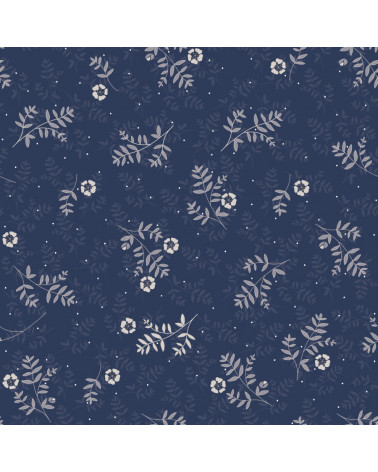 Papier peint Nuit à Livourne fond bleu