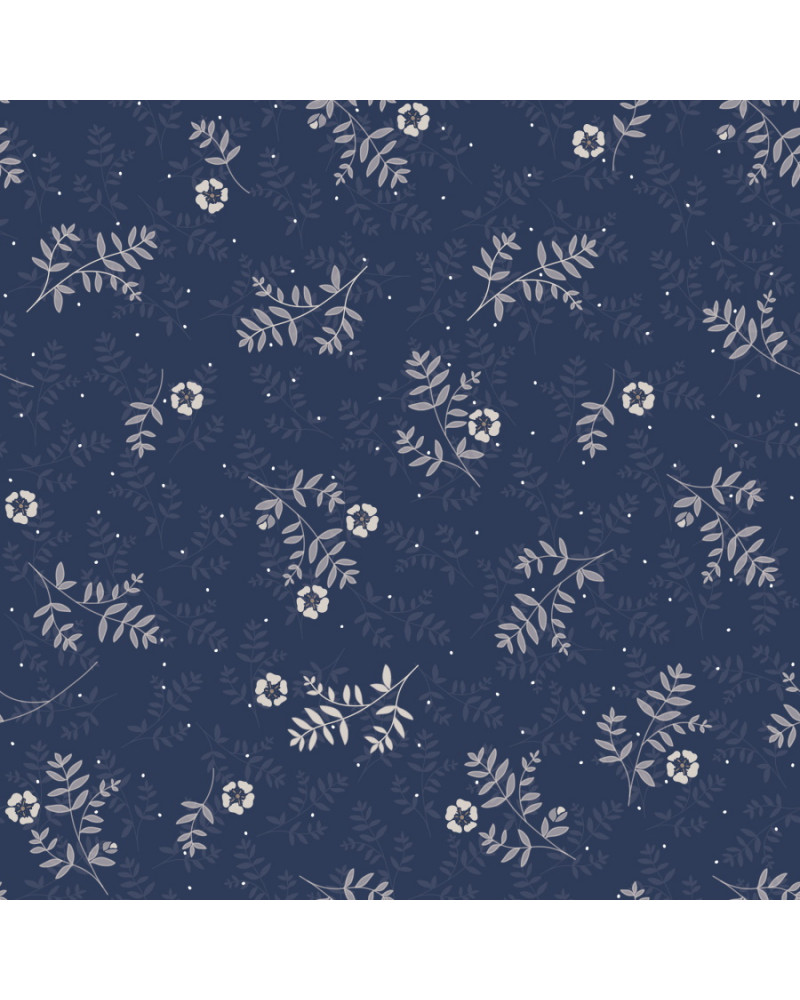 Papier peint Nuit à Livourne fond bleu