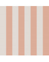 Papier peint enfant à rayures Portofino rose