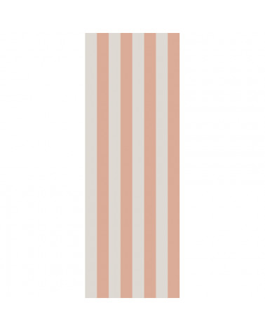 Papier peint enfant à rayures Portofino rose