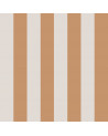 Papier peint enfant à rayures Portofino Caramel