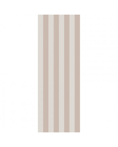 Papier peint enfant à rayures Portofino Cappuccino