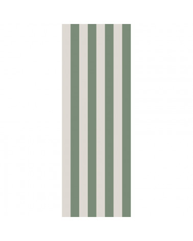 Papier peint enfant à rayures Portofino vert