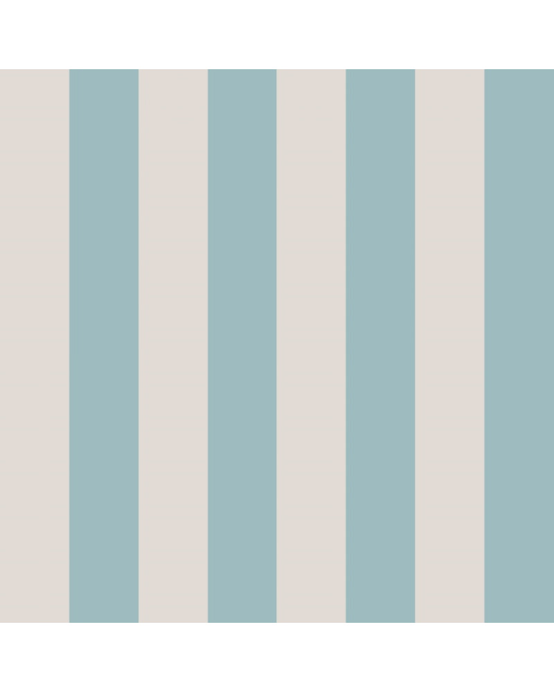 Papier peint enfant à rayures Portofino bleu