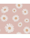 échantillon Papier peint enfant pâquerettes rose féerique - Tuscan Daisies