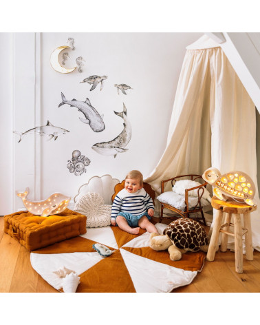 Sticker enfant poissons des océans