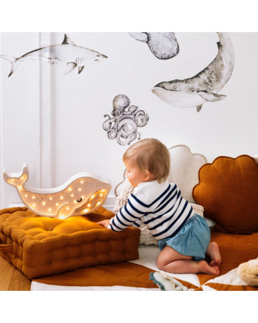 Sticker enfant poissons des océans