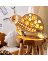 Lampe veilleuse en bois tortue - Sand Dune