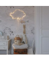 Lampe guirlande dorée LED nuage