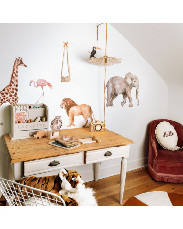 Sticker enfant Animaux de la Savane