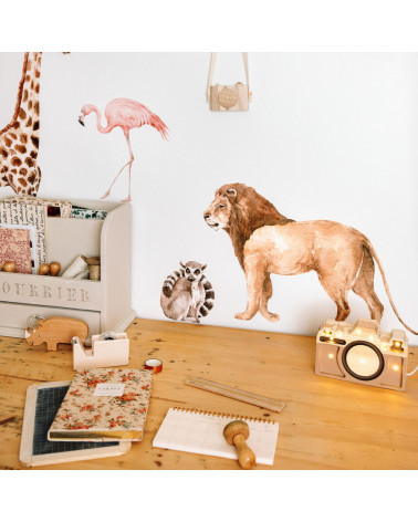 Sticker enfant Animaux de la Savane