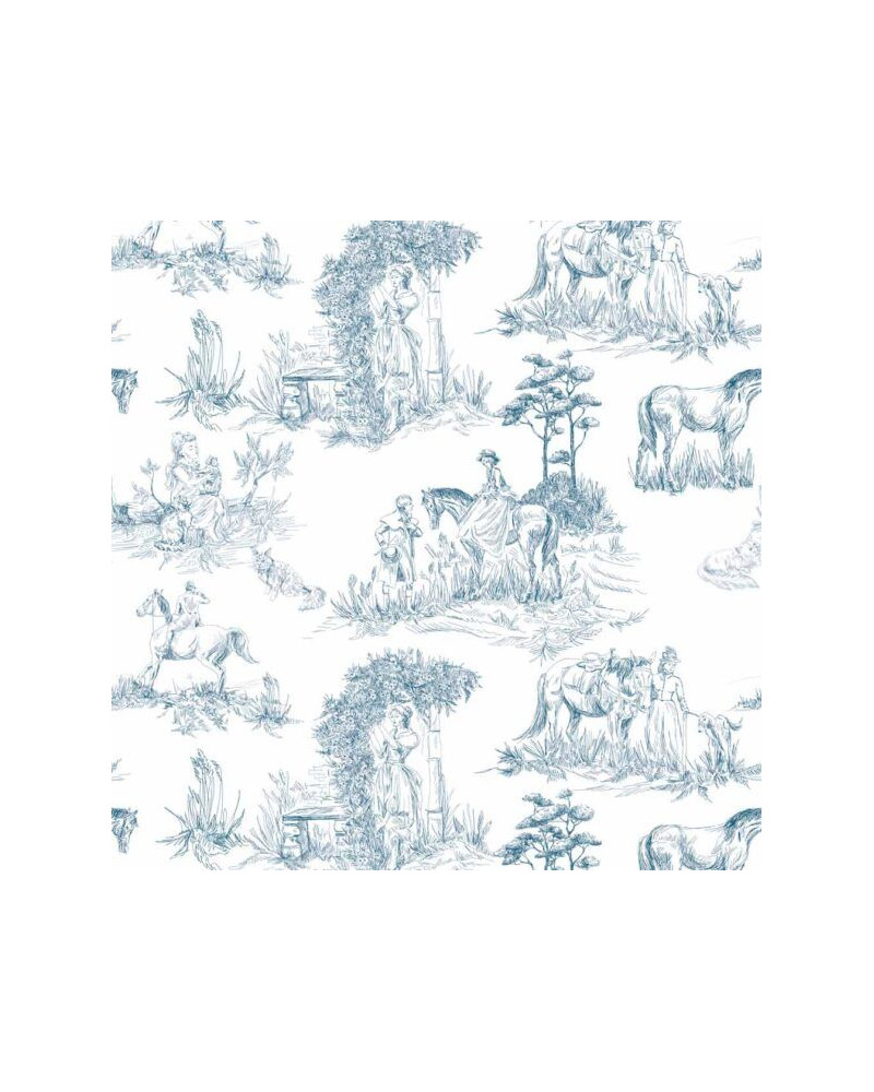 Echantillon papier peint - Vieux croquis anglais