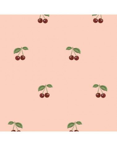 Papier peint enfant petites cerises
