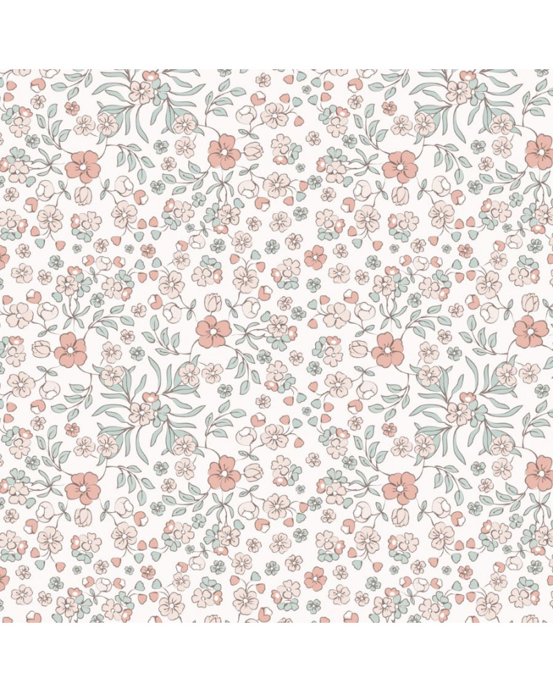 Papier peint Lilibeth coloris Rose Poudré