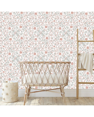 Papier peint Lilibeth coloris Rose Poudré