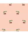 Echantillon papier peint enfant petites cerises