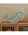 Lampe veilleuse en bois baleine lagoon waves