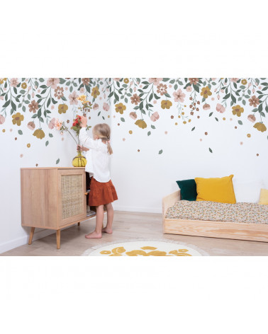 Papier peint enfant Capucine délicatesse - Lilipinso