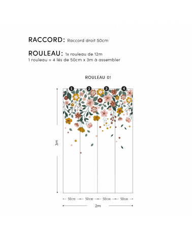 Papier peint enfant Capucine délicatesse - Lilipinso