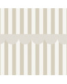échantillon papier peint à rayures - beige et blanc