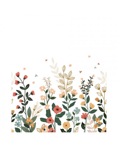 Papier peint enfant Bloem fleurs du printemps - Lilipinso
