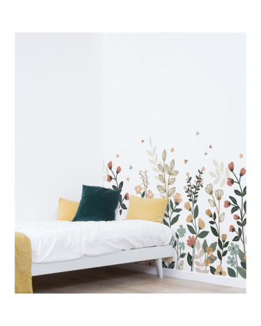 Papier peint enfant Bloem fleurs du printemps - Lilipinso