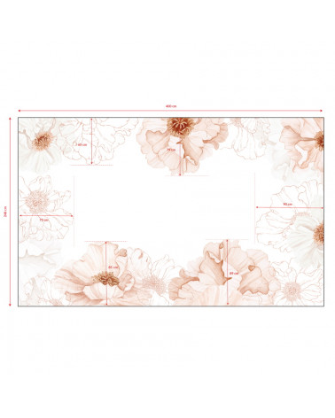 Papier peint enfant Islandic poppies Coquelicots - Lillipinso